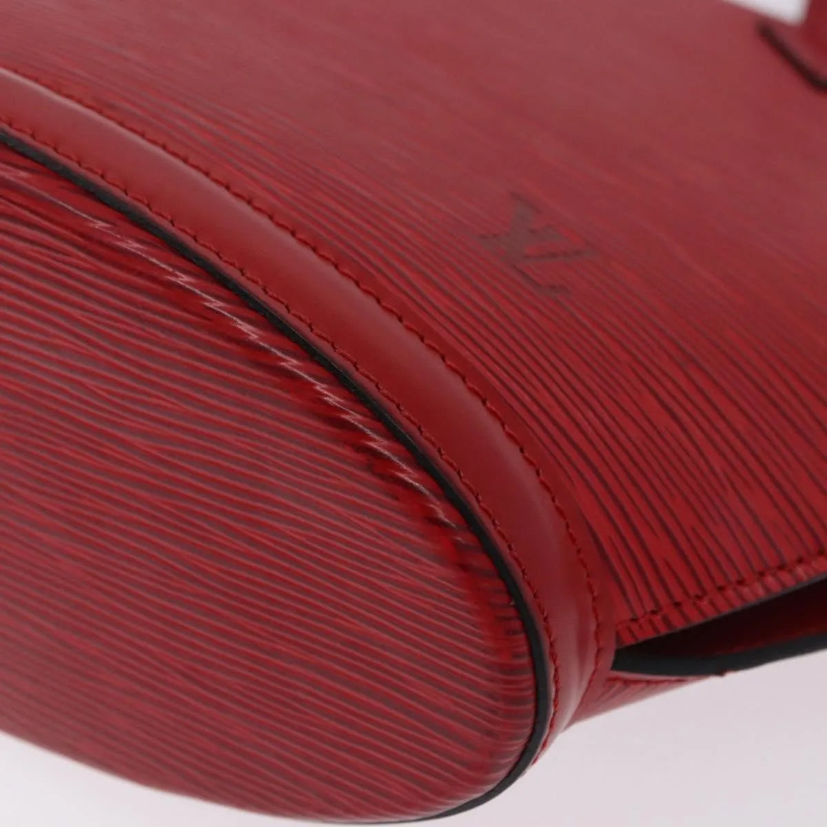 Louis Vuitton Saint Jacques Epi, Red, Leather, Handbag