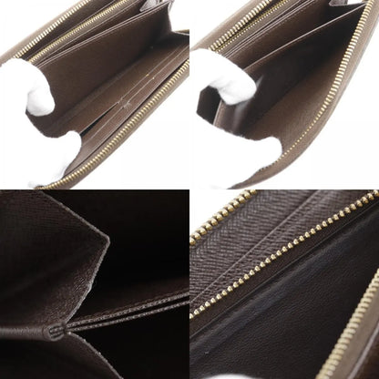 Louis Vuitton Zippy Organizer Damier Graphite, Brown, Canvas, Wallet