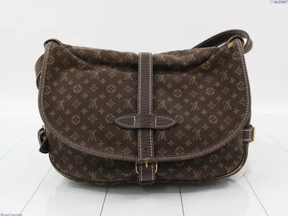 Louis Vuitton Neo Saumur Limited Edition Since 1854 Monogram Jacquard and Leather, Brown, Canvas, Handbag