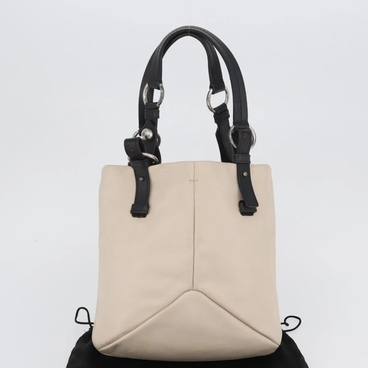 Saint Laurent Vintage handbag Leather, Beige, Leather, Handbag