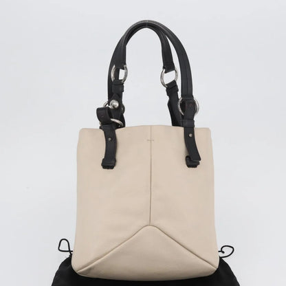 Saint Laurent Vintage handbag Leather, Beige, Leather, Handbag