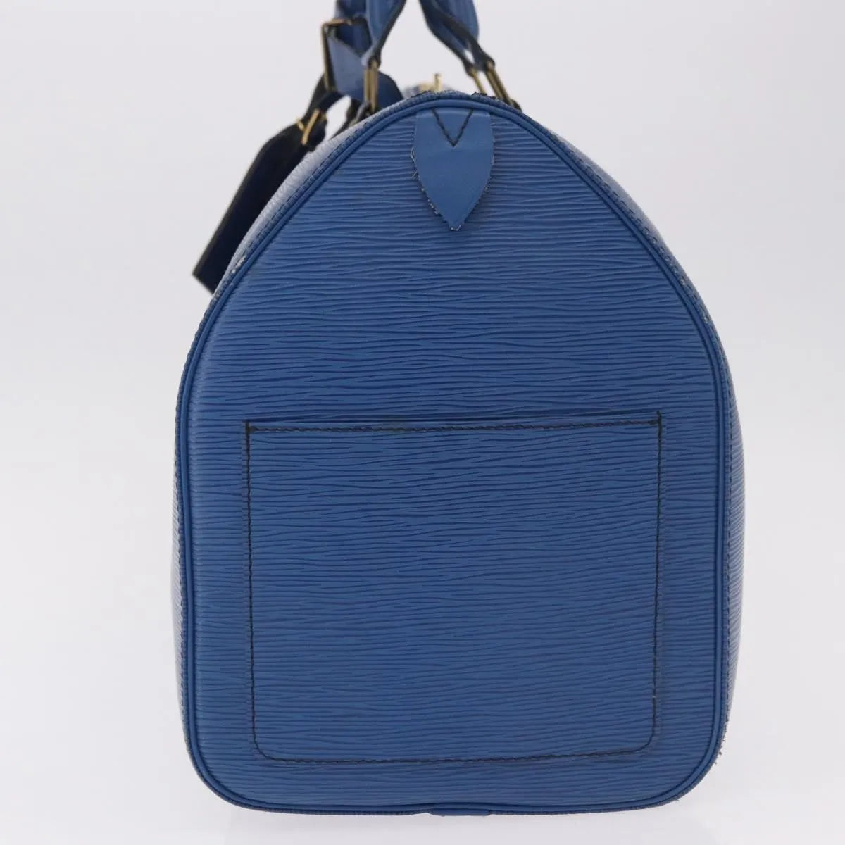 Louis Vuitton Keepall Epi Leather, Blue, Leather, Travel Bag