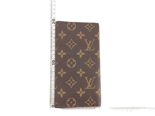 Louis Vuitton Porte Cartes Monogram Canvas, Brown, Canvas, Wallet