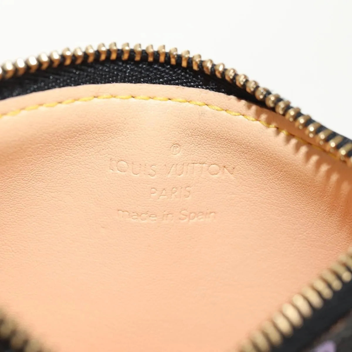 Louis Vuitton Pochette Clés Monogram Canvas, Black, Canvas, Wallet