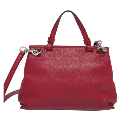 Gucci Bamboo Daily Top Handle Leather, Pink, Leather, Shoulder Bag