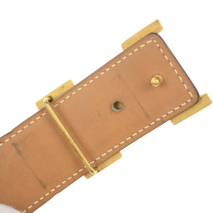 Hermes Constance Reversible Belt Leather, Black, Leather, Belt