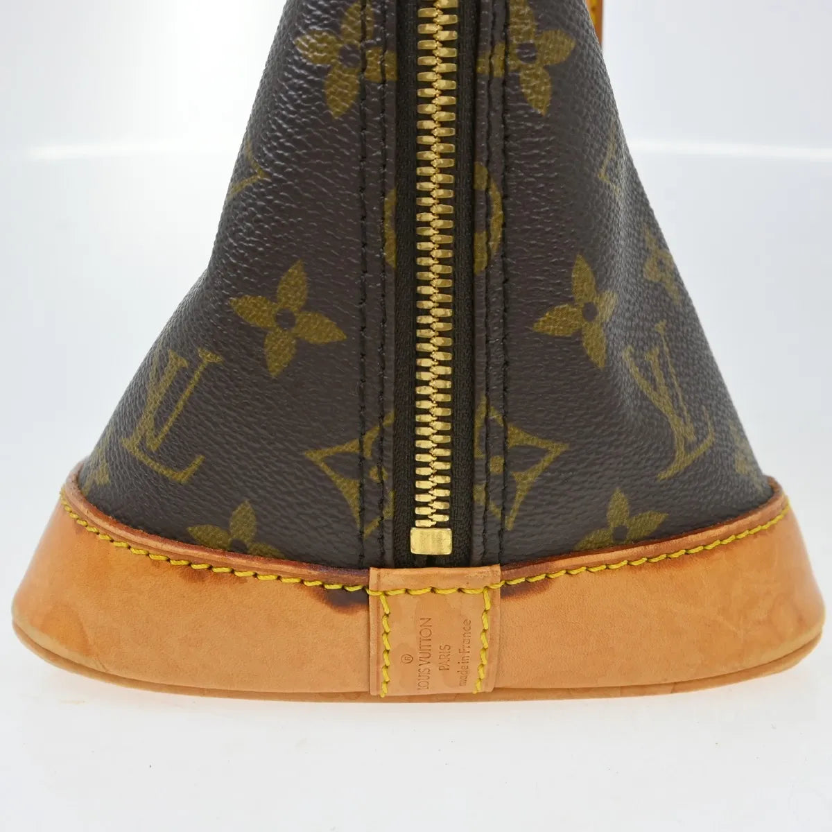 Louis Vuitton Alma Monogram Canvas, Brown, Canvas, Handbag