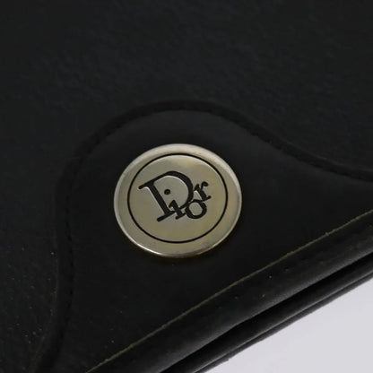 Christian Dior Vintage Honeycomb Canvas, Black, Canvas, Shoulder Bag