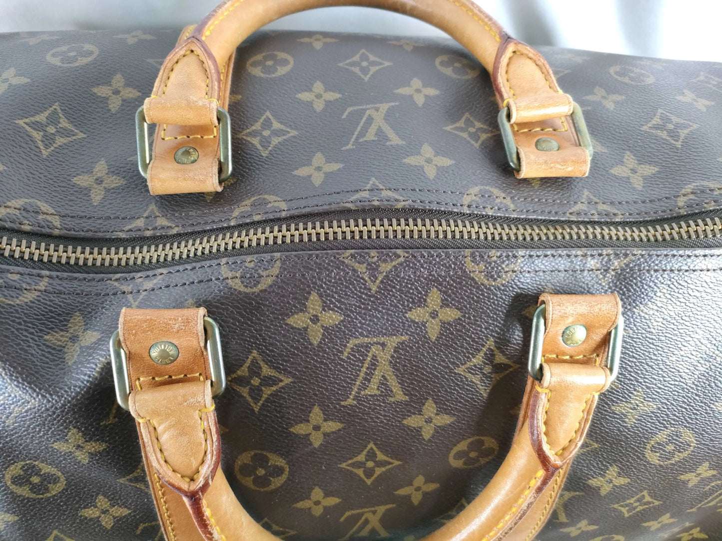 Louis Vuitton Keepall Monogram Canvas, Brown, Canvas, Travel Bag