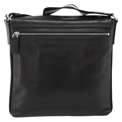 Bally Vintage Leather, Black, Leather, Shoulder Bag