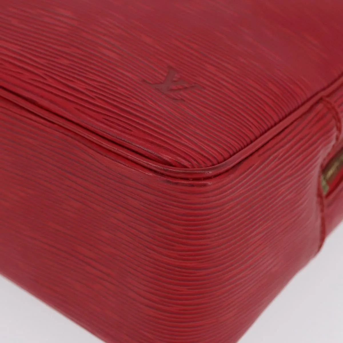 Louis Vuitton Trousse Toiletry Monogram Canvas, Red, Leather, Clutch