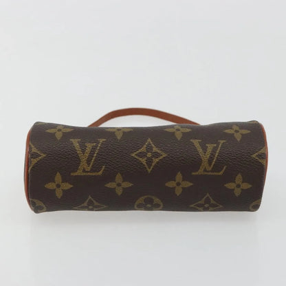 Louis Vuitton Pochette Papillon Monogram, Brown, Canvas, Clutch