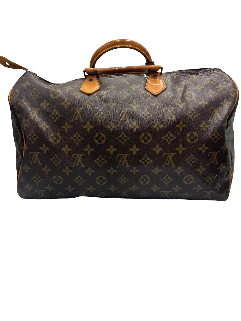 Louis Vuitton Speedy Monogram Canvas, Brown, Canvas, Handbag