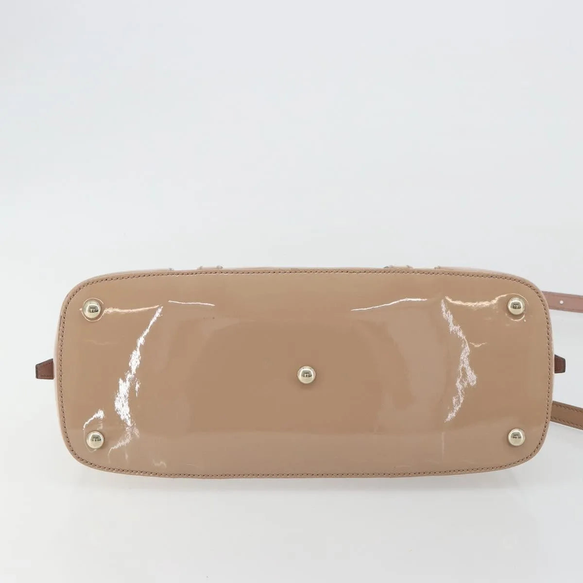 Gucci Nice Top Handle Microguccissima Patent, Beige, Patent Leather, Handbag