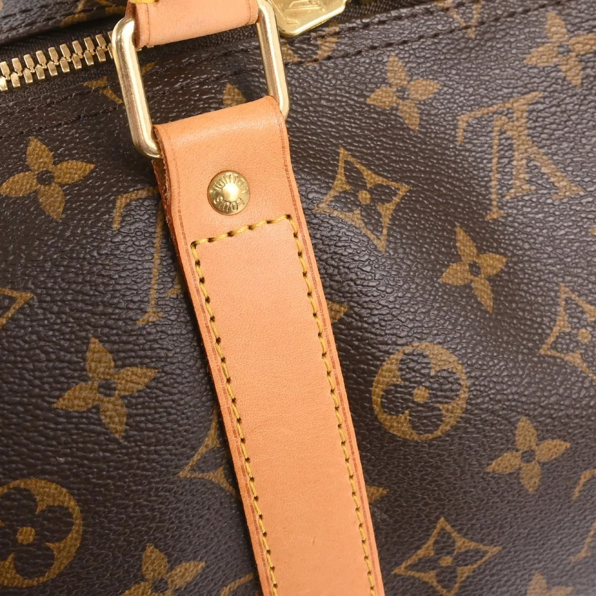 Louis Vuitton Keepall Monogram Canvas, Brown, Canvas, Travel Bag