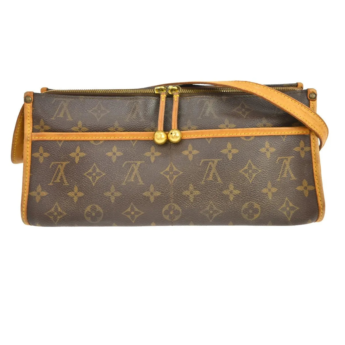 Louis Vuitton Popincourt Monogram Canvas, Brown, Canvas, Shoulder Bag
