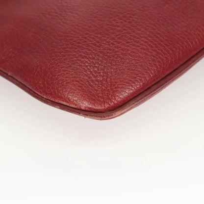 cartier Vintage must de Cartier Leather, Burgundy, Leather, Shoulder Bag