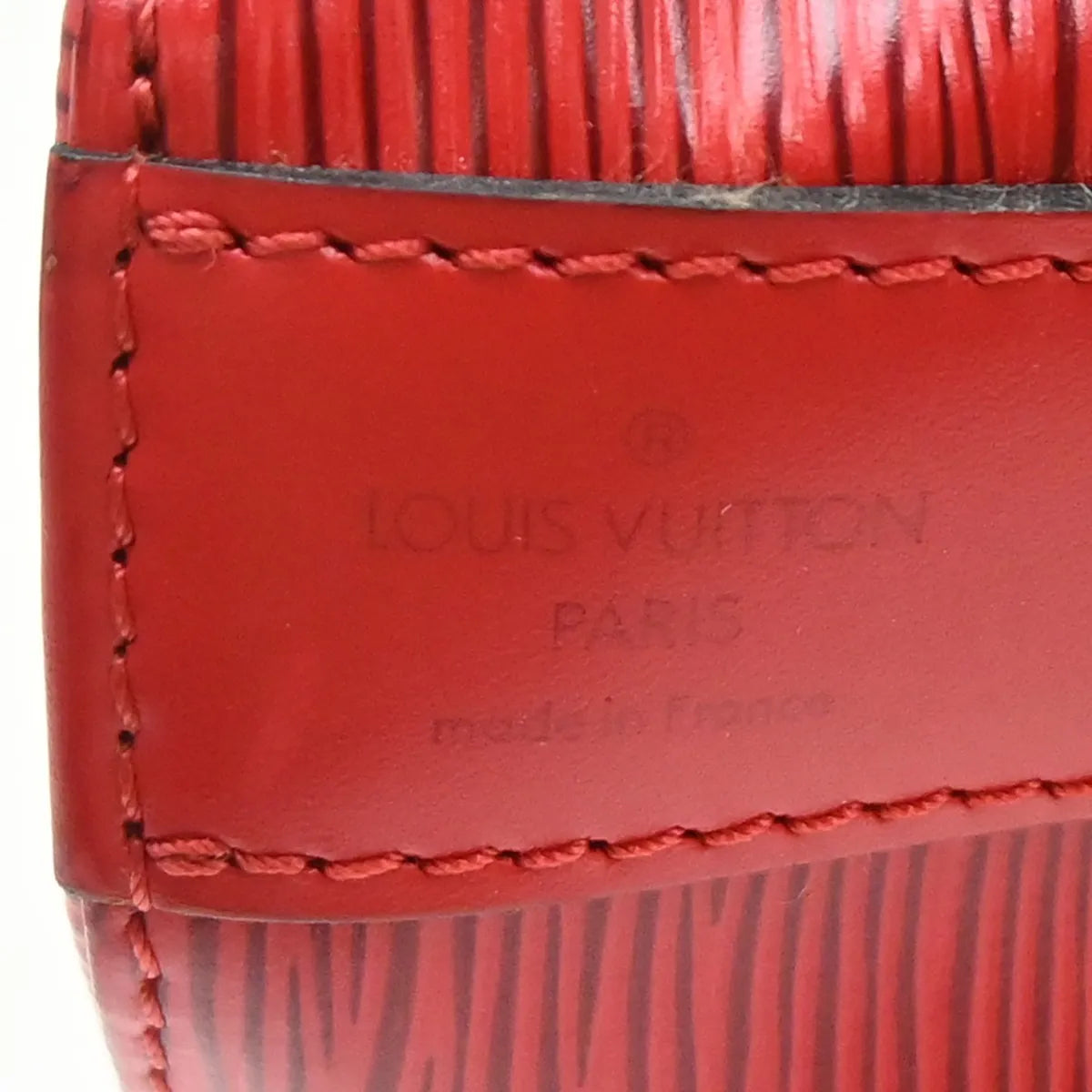 Louis Vuitton Vintage Sac d'Epaule Epi Leather, Red, Leather, Shoulder Bag