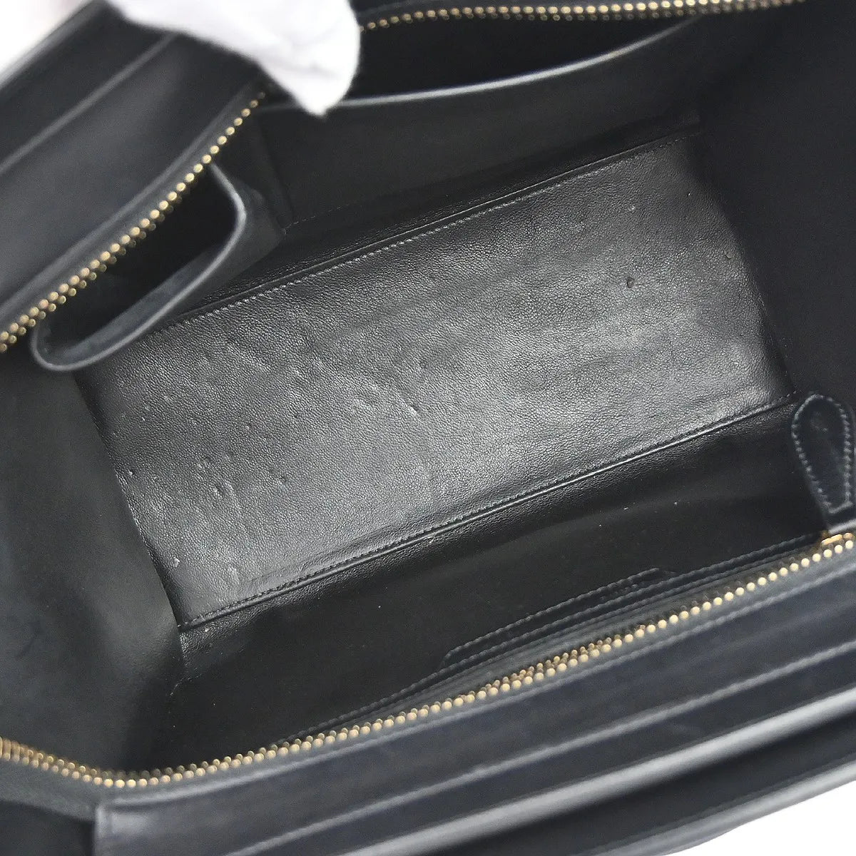 Celine Tricolor Luggage Leather, Multicolour, Leather, Tote Bag