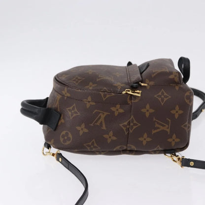 Louis Vuitton Palm Springs Monogram, Brown, Canvas, Backpack