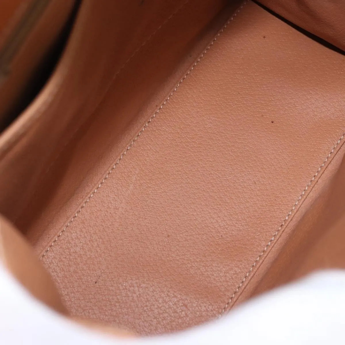 Celine Vintage Macadam Canvas and Leather, Brown, Canvas, Handbag