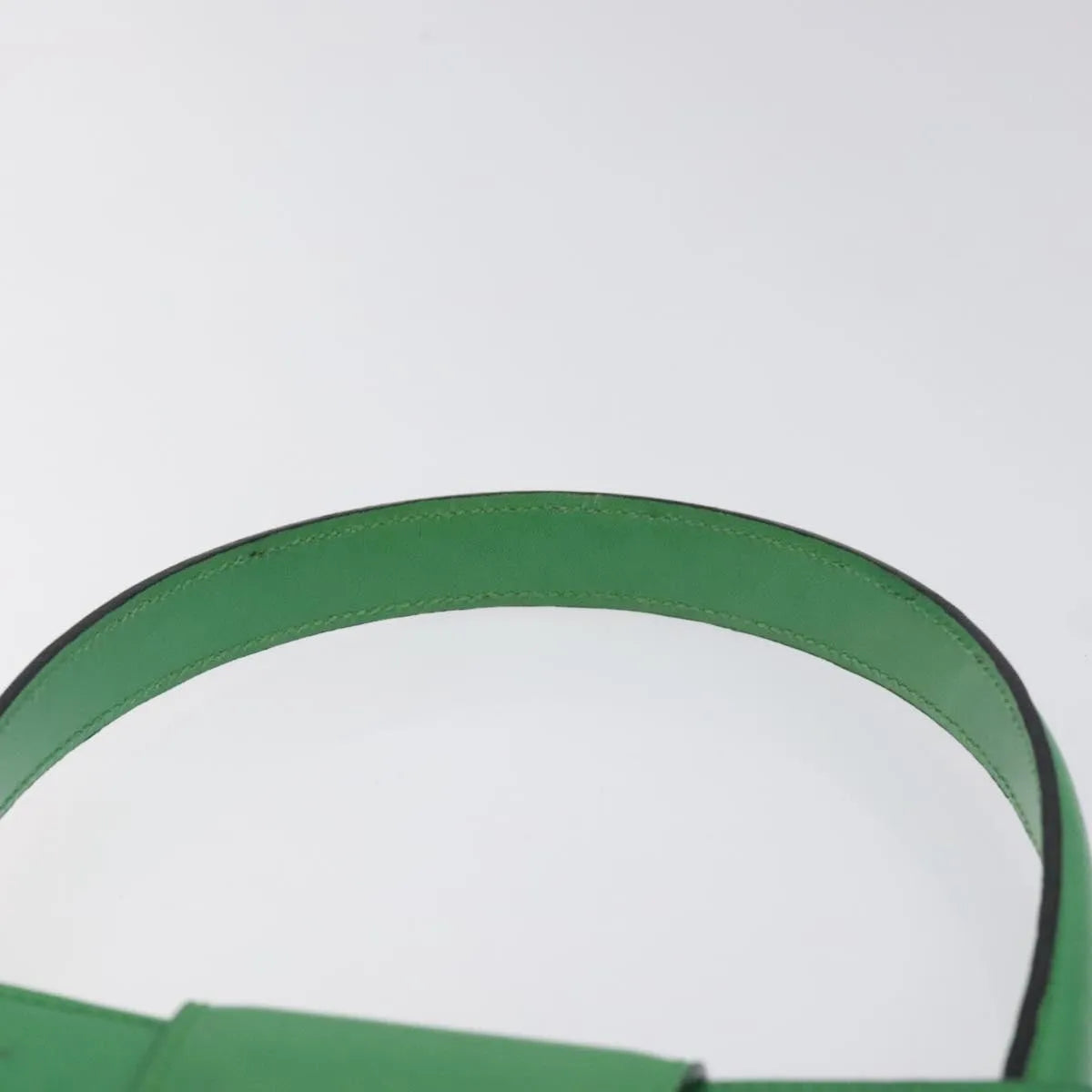Celine vintage Leather, Green, Leather, Handbag