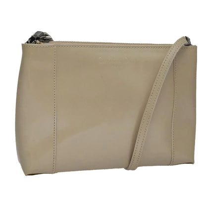 Christian Dior Shoulder Patent leather, Beige, Patent Leather, Shoulder Bag