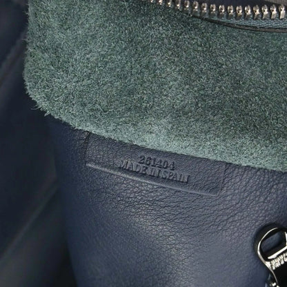 Loewe Amazona NM Leather, Navy, Leather, Handbag