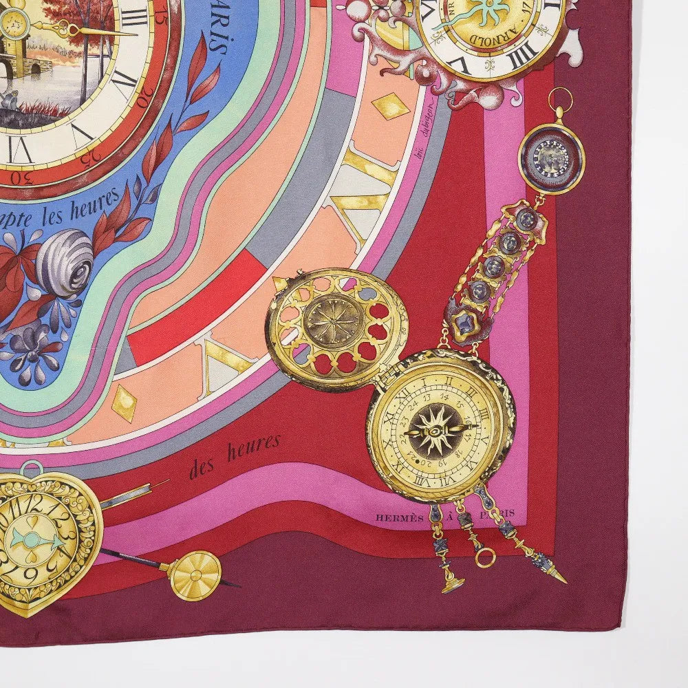 Hermes Carré 90 Silk multicolor, Multicolour, Silk, Scarf