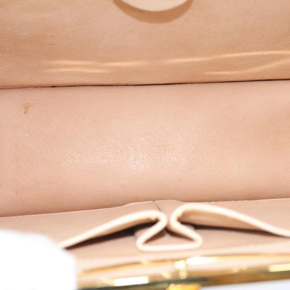 Celine vintage Leather, Ecru, Leather, Handbag
