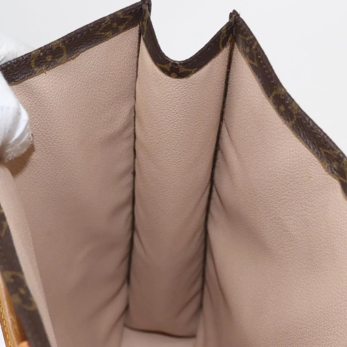 Louis Vuitton Sac Plat Monogram, Brown, Canvas, Tote Bag