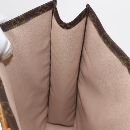 Louis Vuitton Sac Plat Monogram, Brown, Canvas, Tote Bag