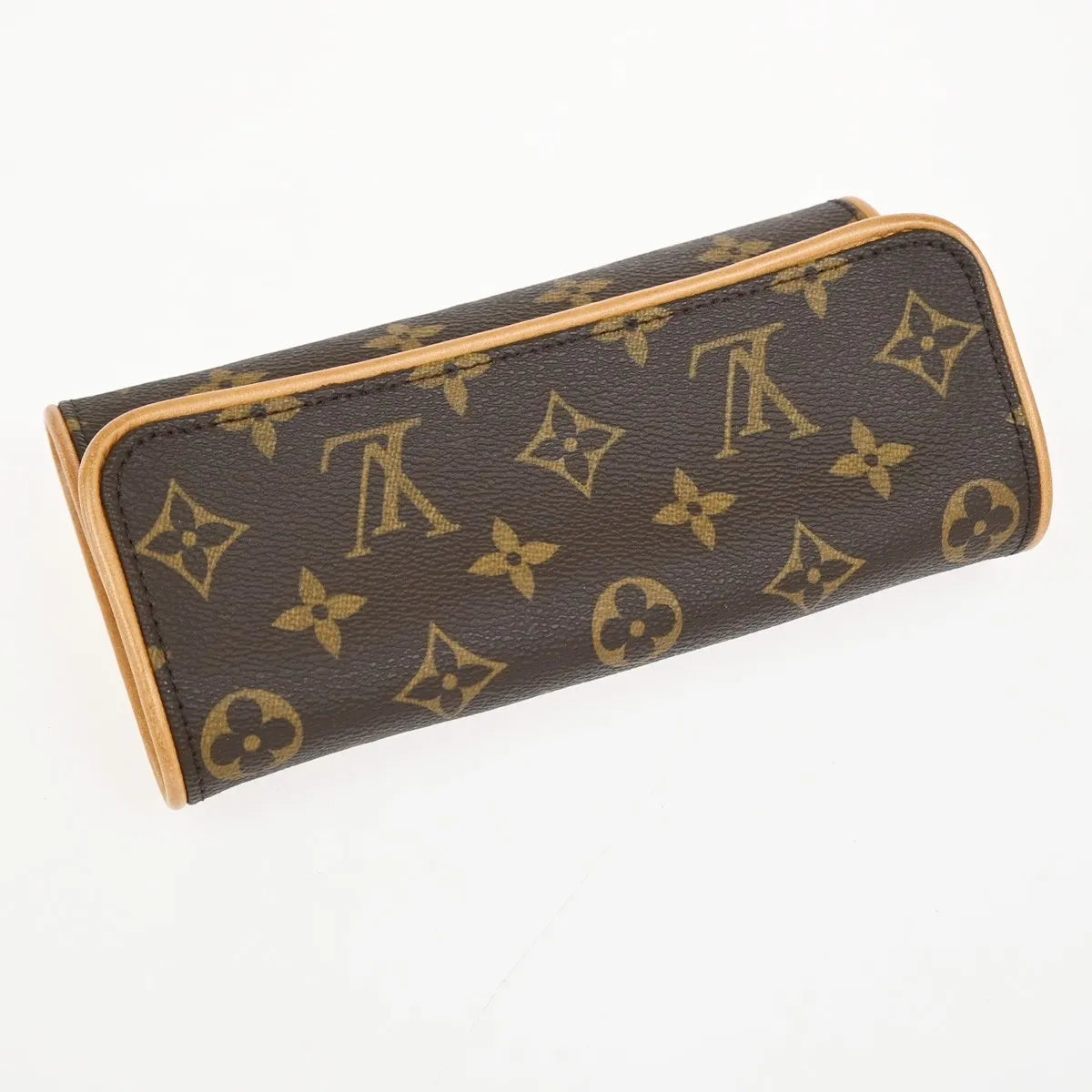 Louis Vuitton Twin Monogram Canvas, Brown, Canvas, Clutch