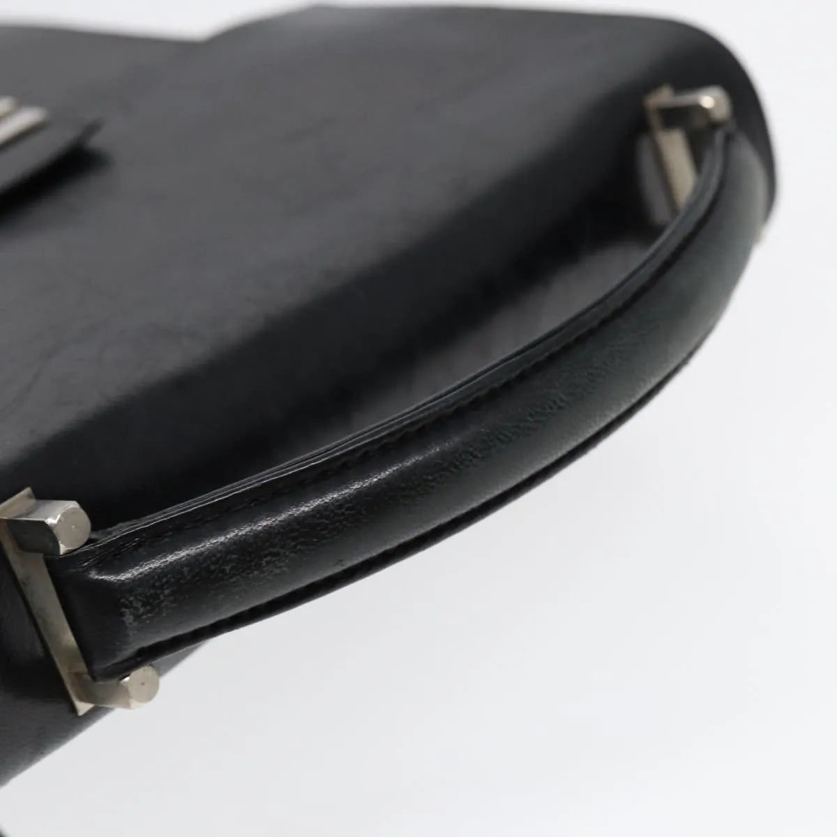 Fendi Vintage Leather, Black, Leather, Handbag