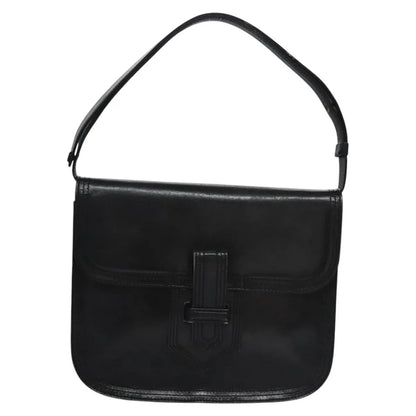 Saint Laurent Vintage Leather, Black, Leather, Handbag