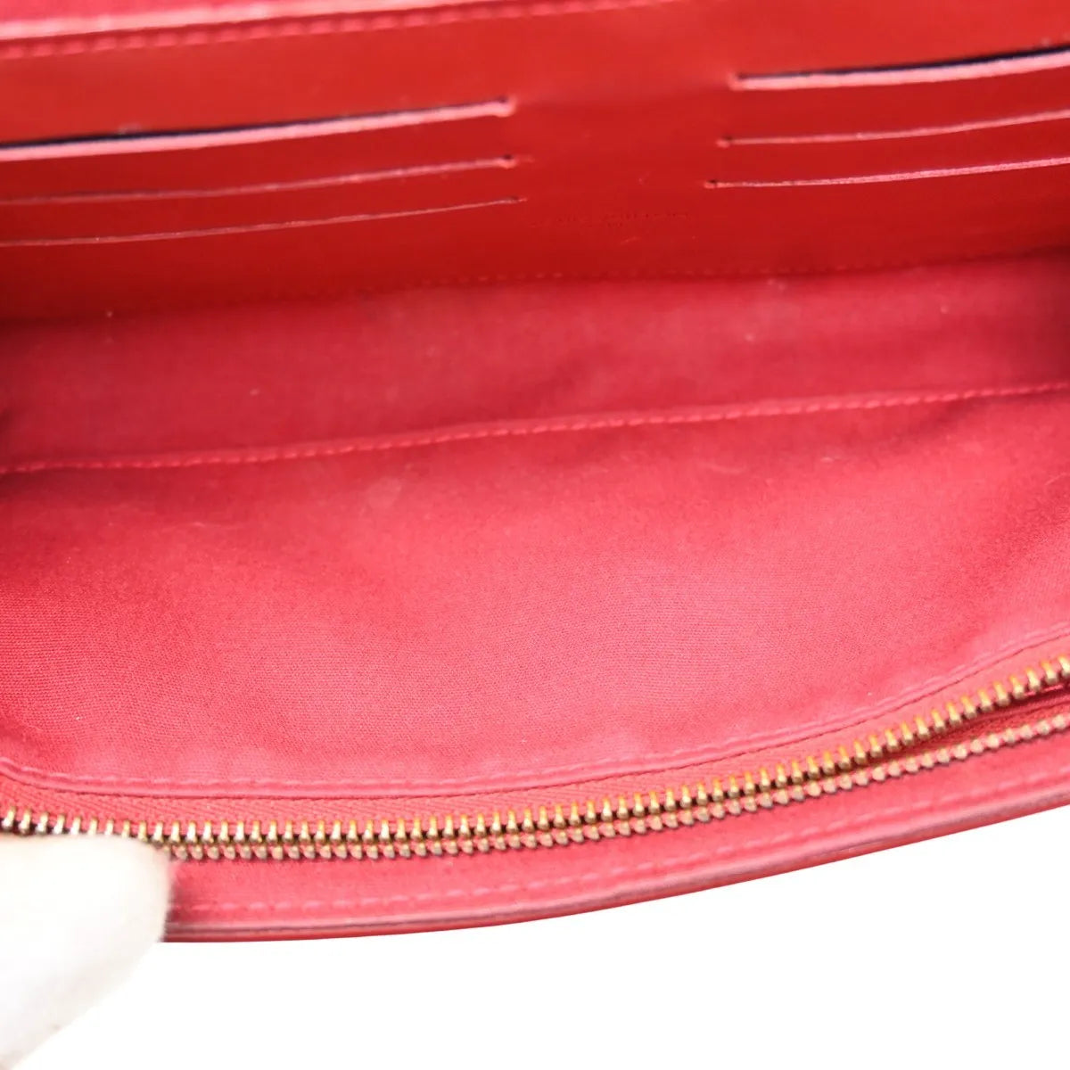 Louis Vuitton Rossmore Monogram Vernis, Red, Patent Leather, Shoulder Bag