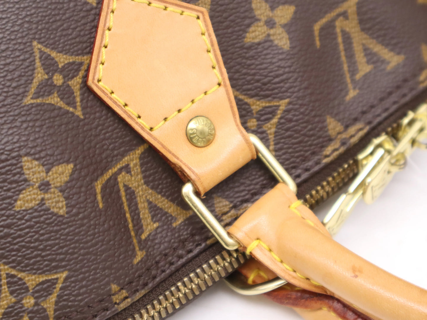 Louis Vuitton Vintage Alma Monogram Canvas, Brown, Canvas, Handbag