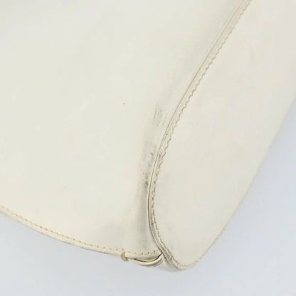 Gucci Vintage Leather, White, Leather, Handbag