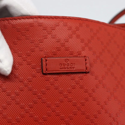 Gucci Bright Tote Diamante Leather, Red, Leather, Tote Bag