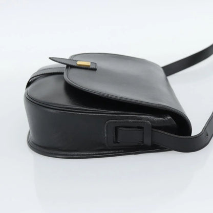 Christian Dior Vintage Leather, Black, Leather, Shoulder Bag