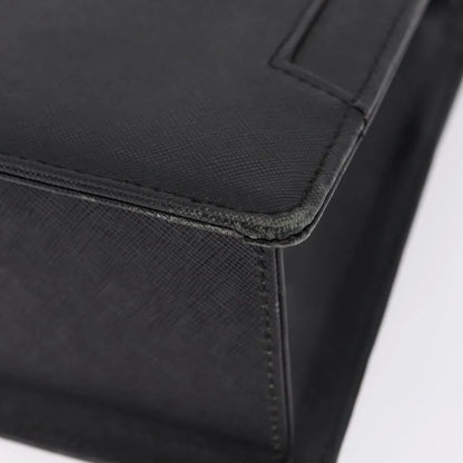 Burberry BUSINESS BLACK LEATHER, Black, Leather, Briefcase