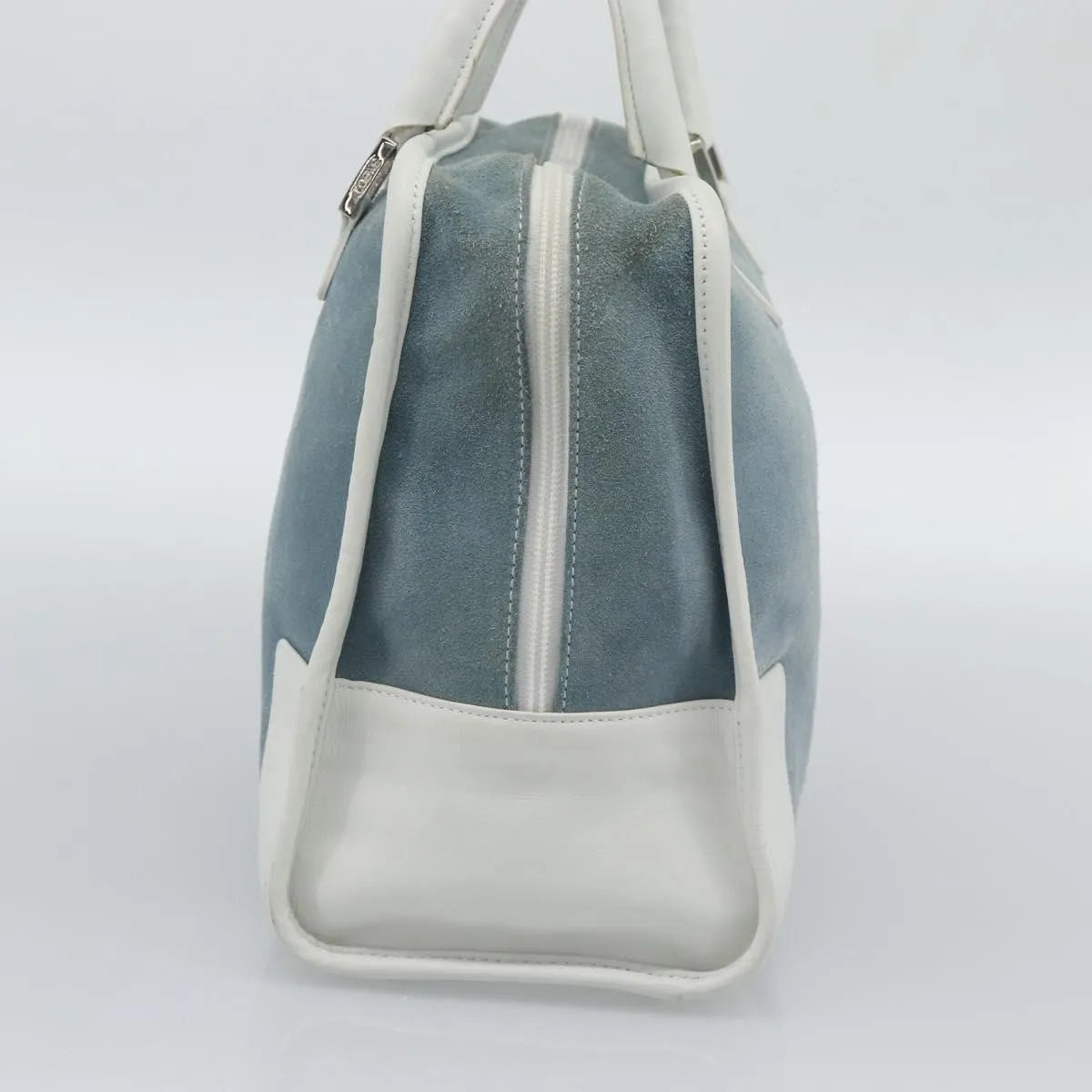 Loewe Amazona Suede, Blue, Suede, Handbag