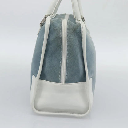 Loewe Amazona Suede, Blue, Suede, Handbag
