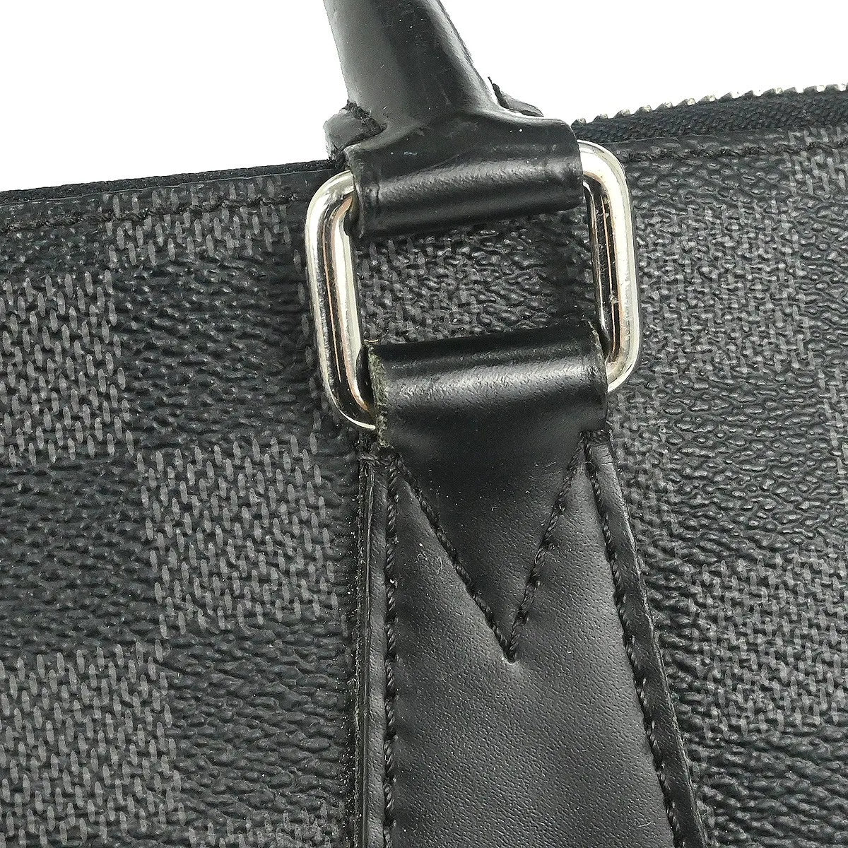 Louis Vuitton Porte-Documents Jour Damier Graphite, Gray, Canvas, Briefcase