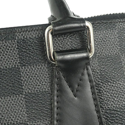 Louis Vuitton Porte-Documents Jour Damier Graphite, Gray, Canvas, Briefcase