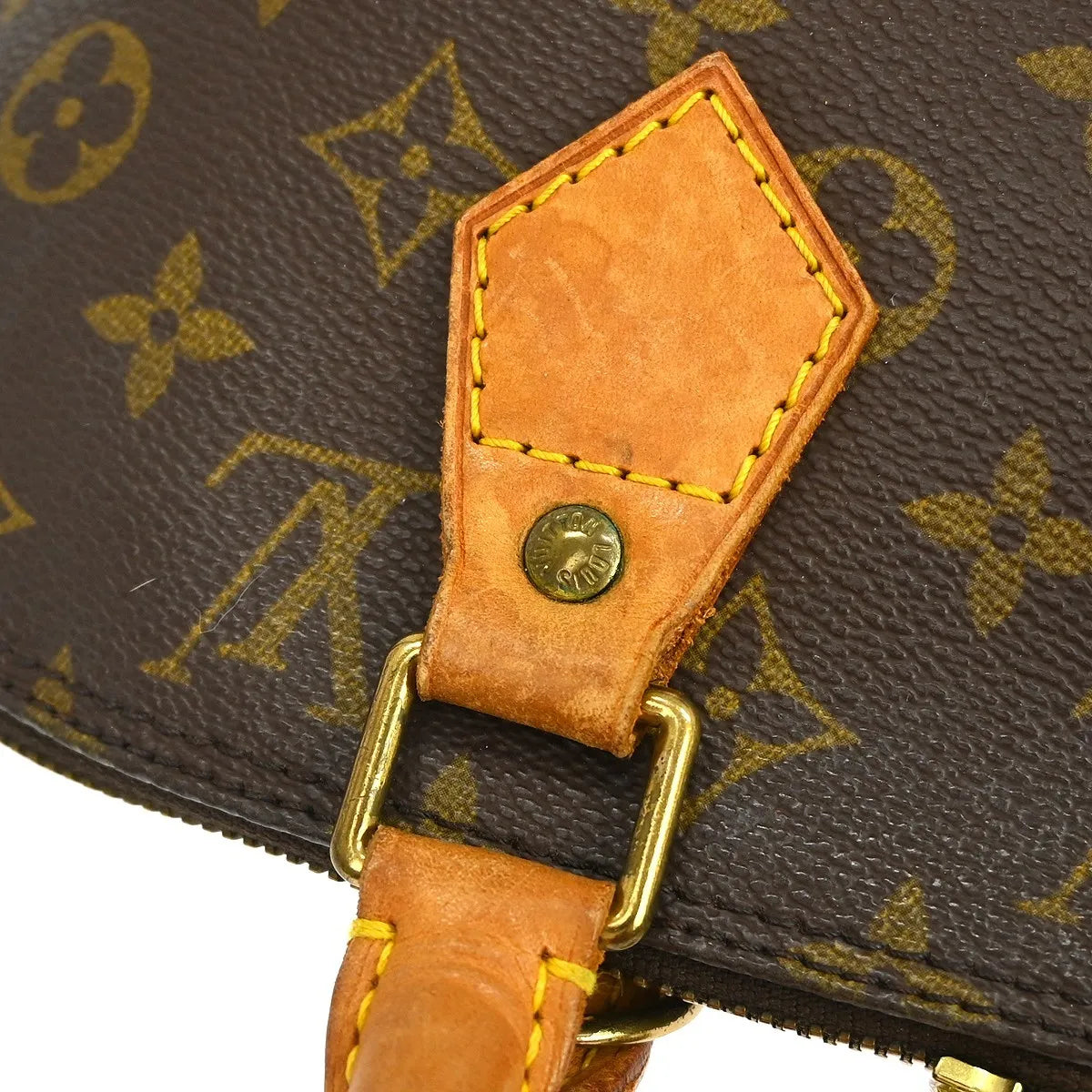 Louis Vuitton Alma Monogram, Brown, Canvas, Handbag