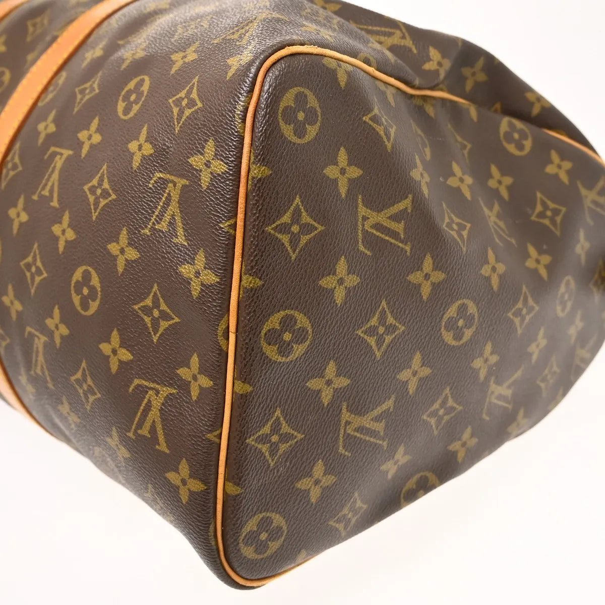 Louis Vuitton Keepall Monogram, Brown, Canvas, Travel Bag