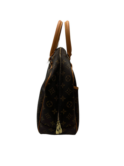 Louis Vuitton Deauville Monogram Canvas, Brown, Canvas, Handbag