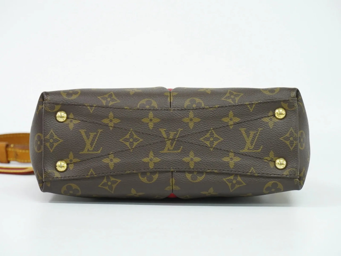 Louis Vuitton V Tote Monogram Canvas and Leather, Brown, Canvas, Handbag