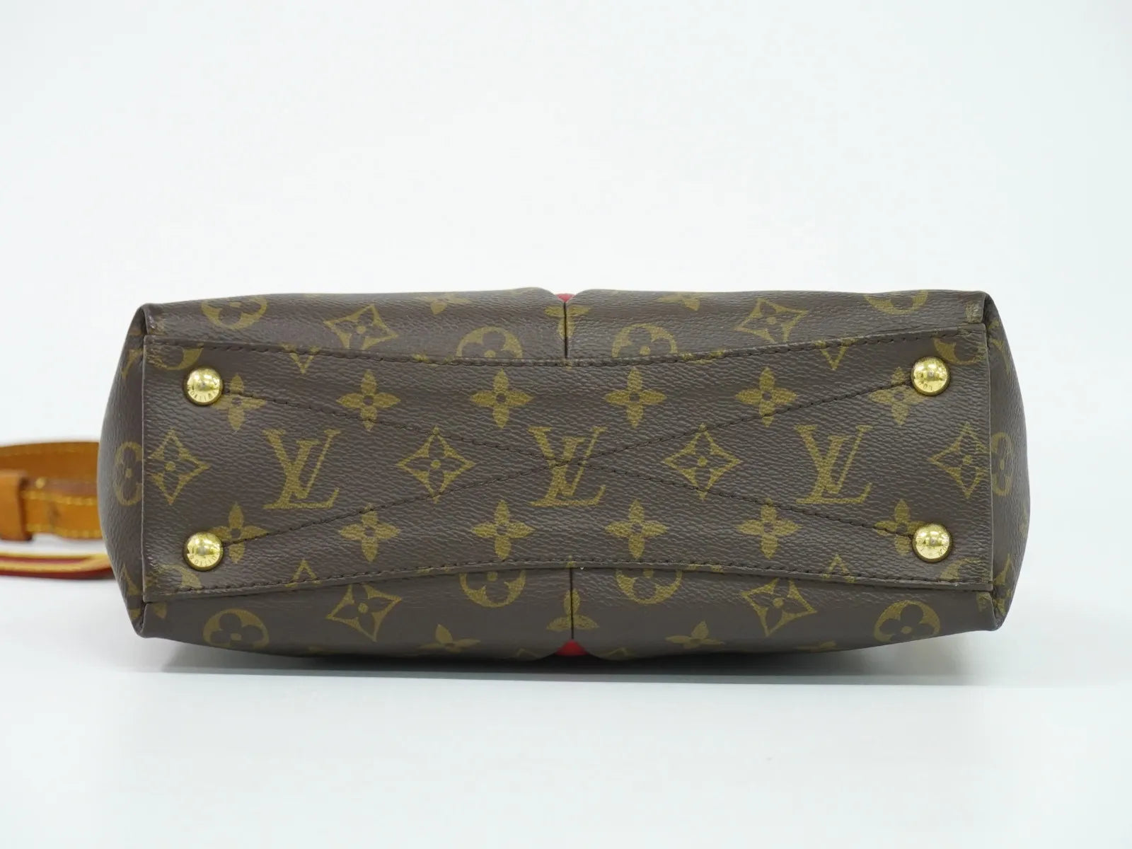 Louis Vuitton V Tote Monogram Canvas and Leather, Brown, Canvas, Handbag
